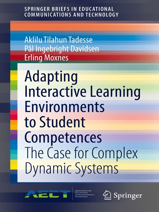 Title details for Adapting Interactive Learning Environments to Student Competences by Aklilu Tilahun Tadesse - Available